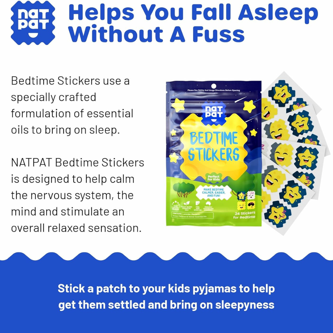 NATPAT Bedtime Stickers: Natural Sleep Aid, Wellness Patches