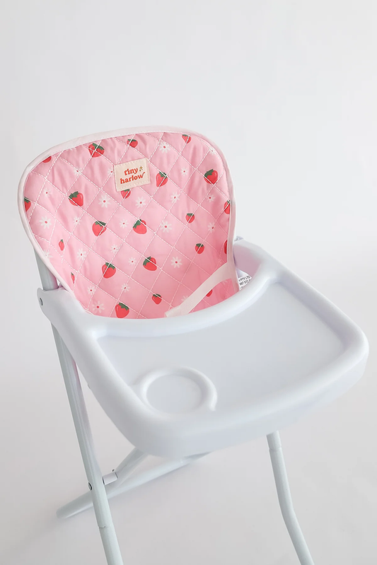 Doll High Chair - Strawberry Picnic - Tiny Harlow