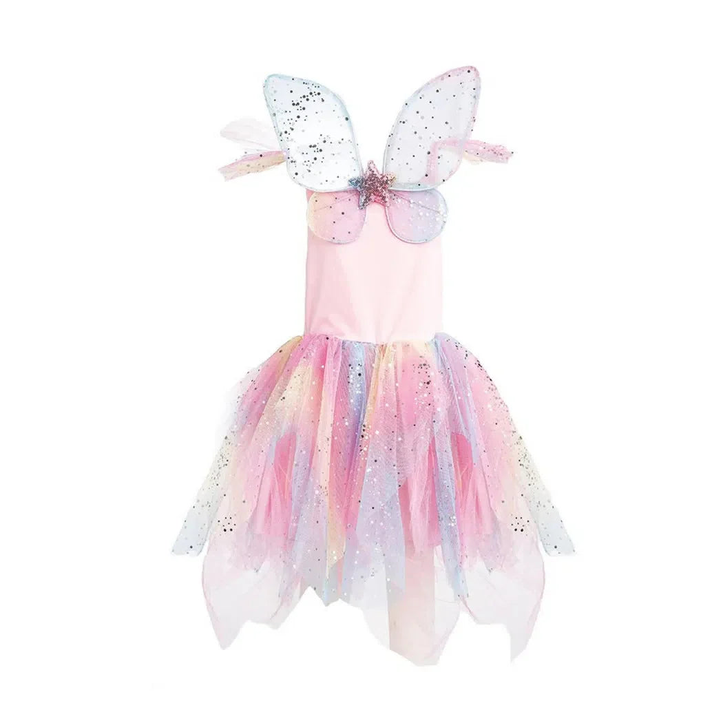 Great Pretenders - Rainbow Fairy Dress & Wings