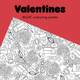 Valentine's Day Mini Colouring Poster
