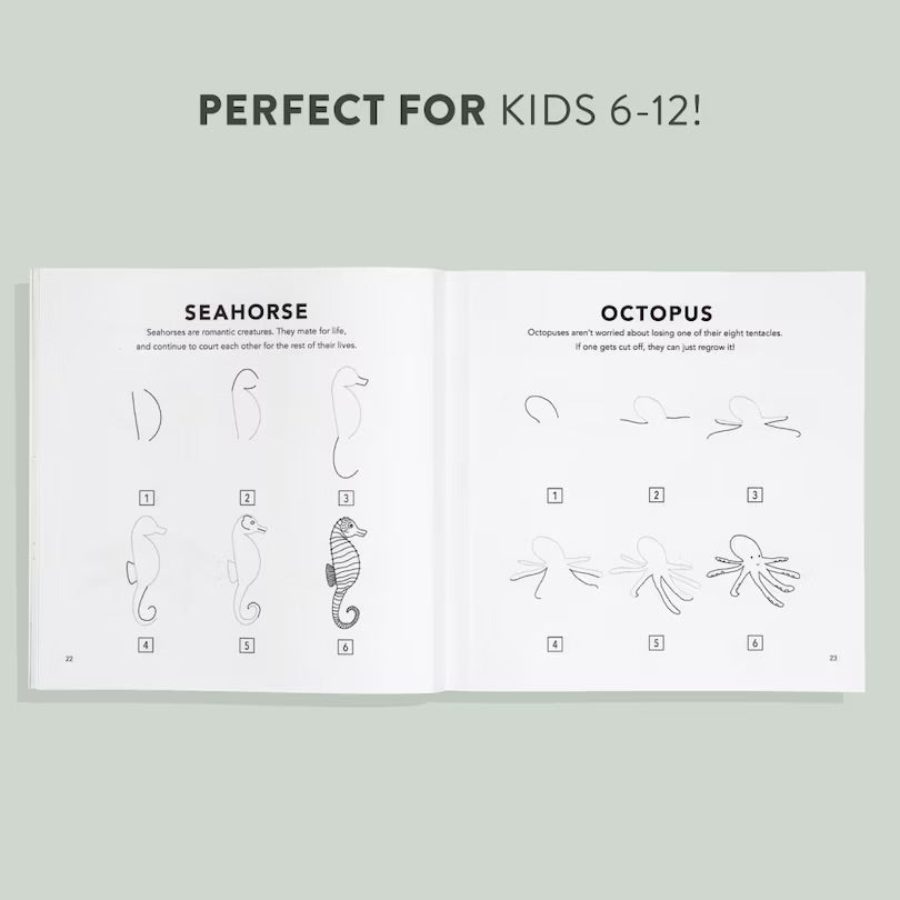 Under the Sea: How to Draw Books for Kids with Dolphins, Mermaids, and Ocean Animals