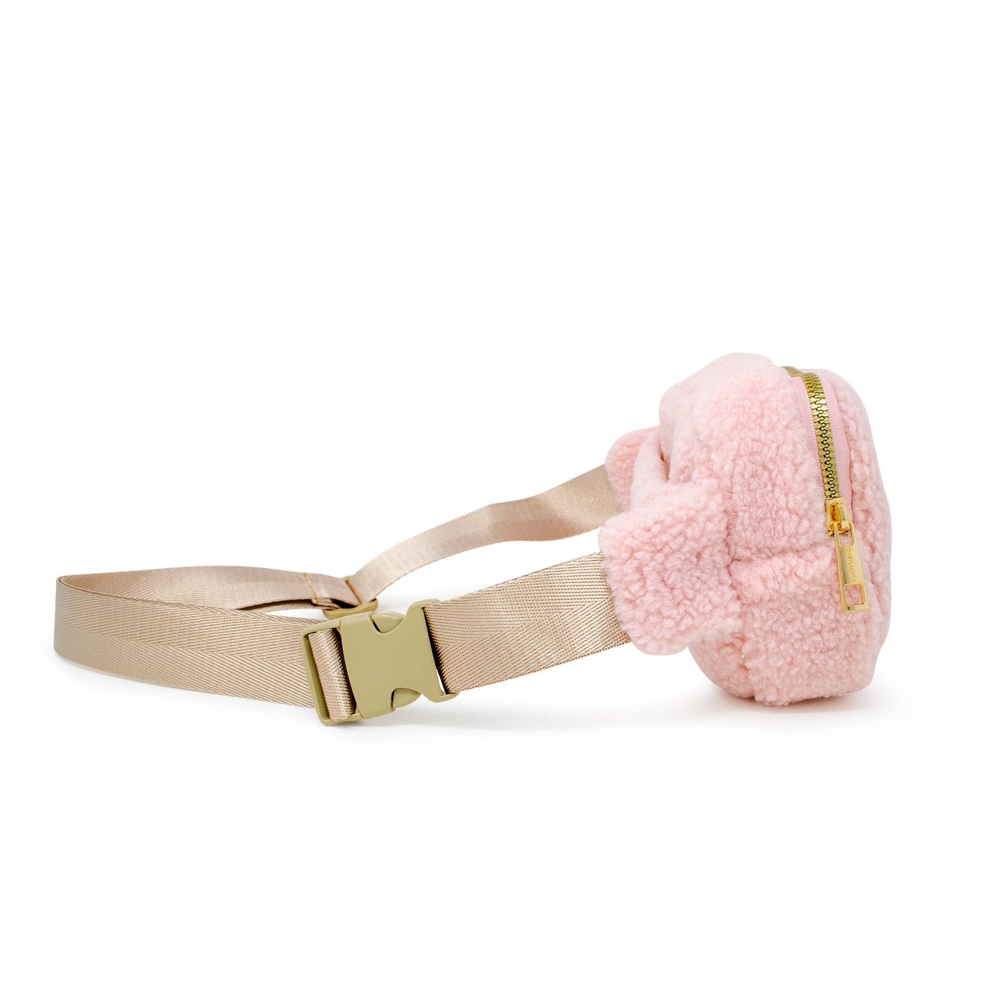 Fuzzy Crossbody Sling Bag w/ Heart for Kids
