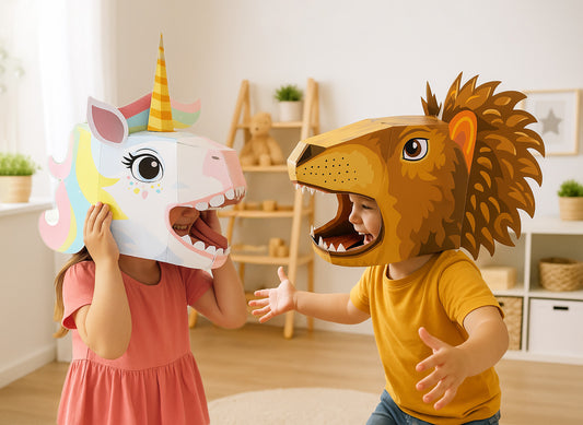 3D Paper Mask - Unicorn