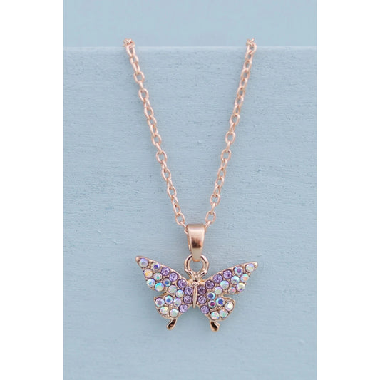 Great Pretenders - Boutique Butterfly Gem Necklace