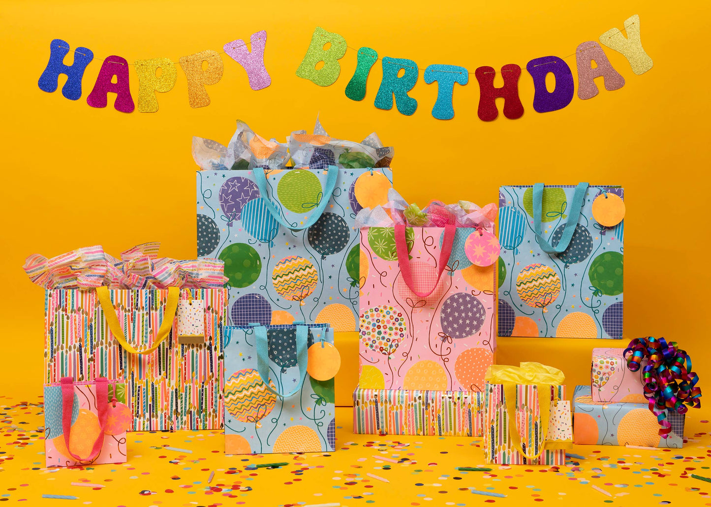 Bag Medium Big Balloons Pink