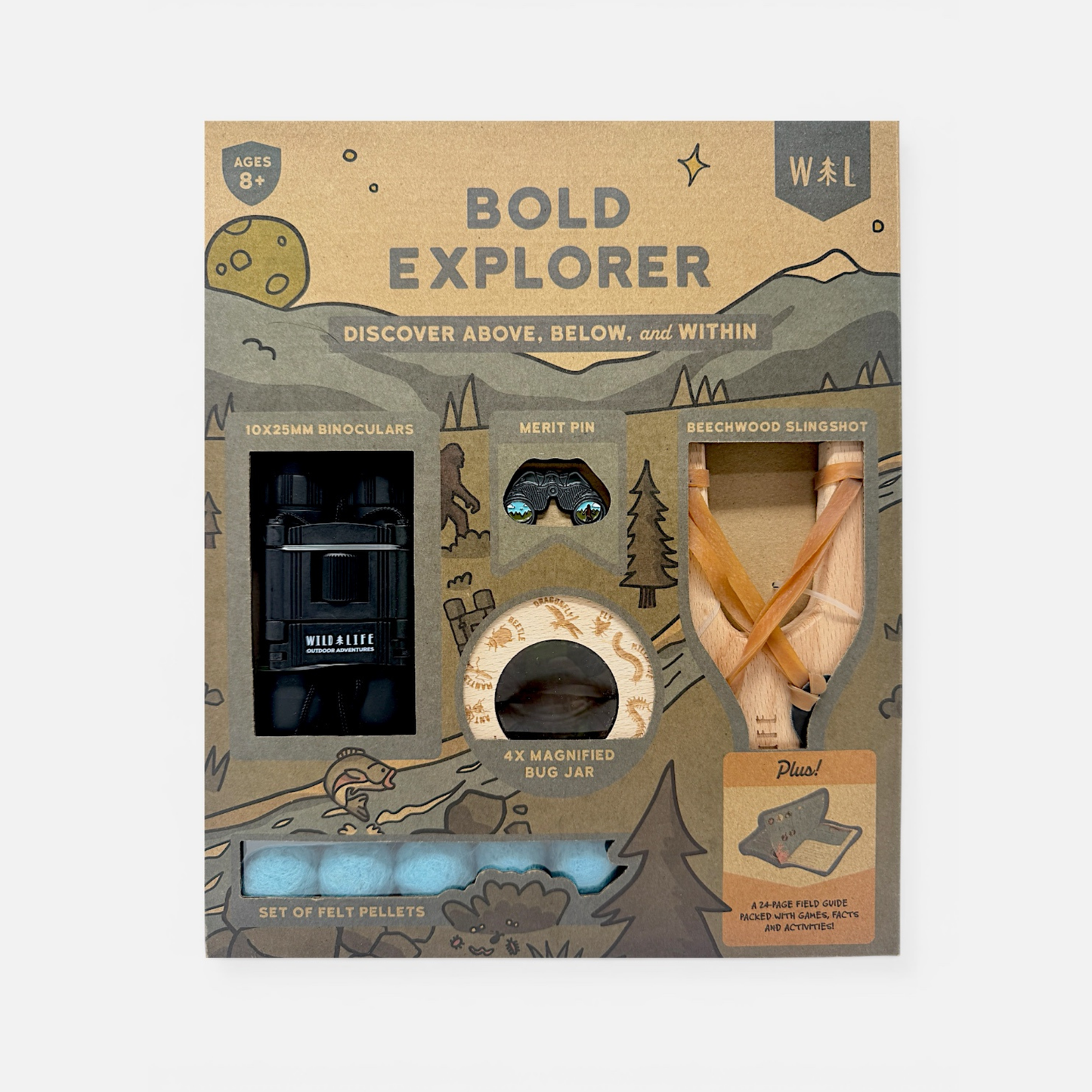 Kids Outdoor Adventure Kit Explorer STEM Nature Set
