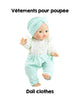 Gordis doll clothes - Turquoise pants set - Paola Reina