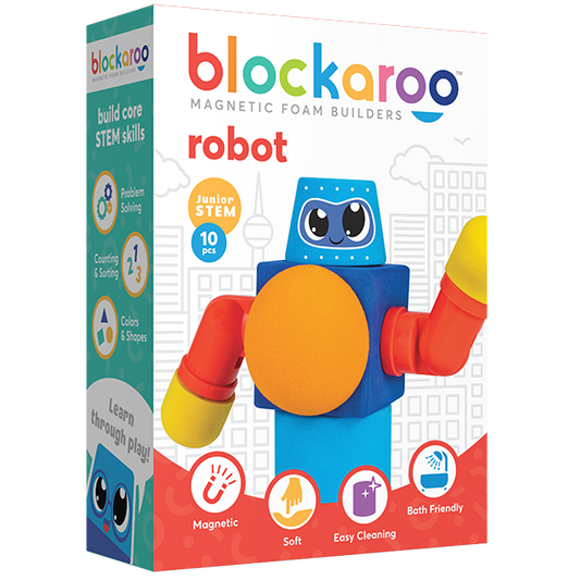 Blockaroo Magnetic Foam Blocks - Small - Robot
