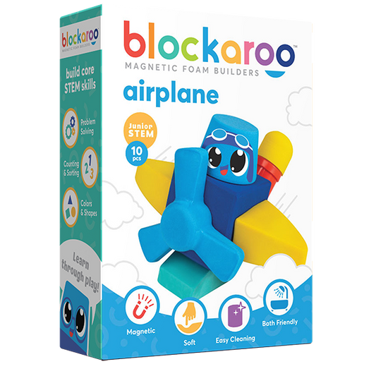 Blockaroo Magnetic Foam Blocks - Small - Plane