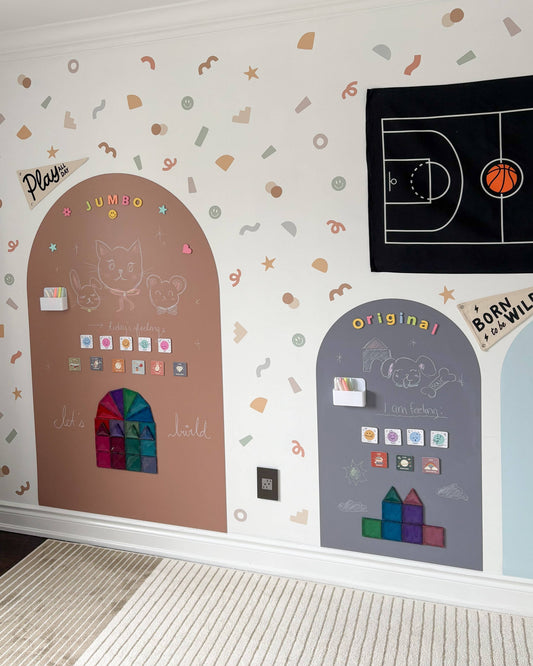 JUMBO Magic Playwall - Arch Magnetic Wall Decal for Kids