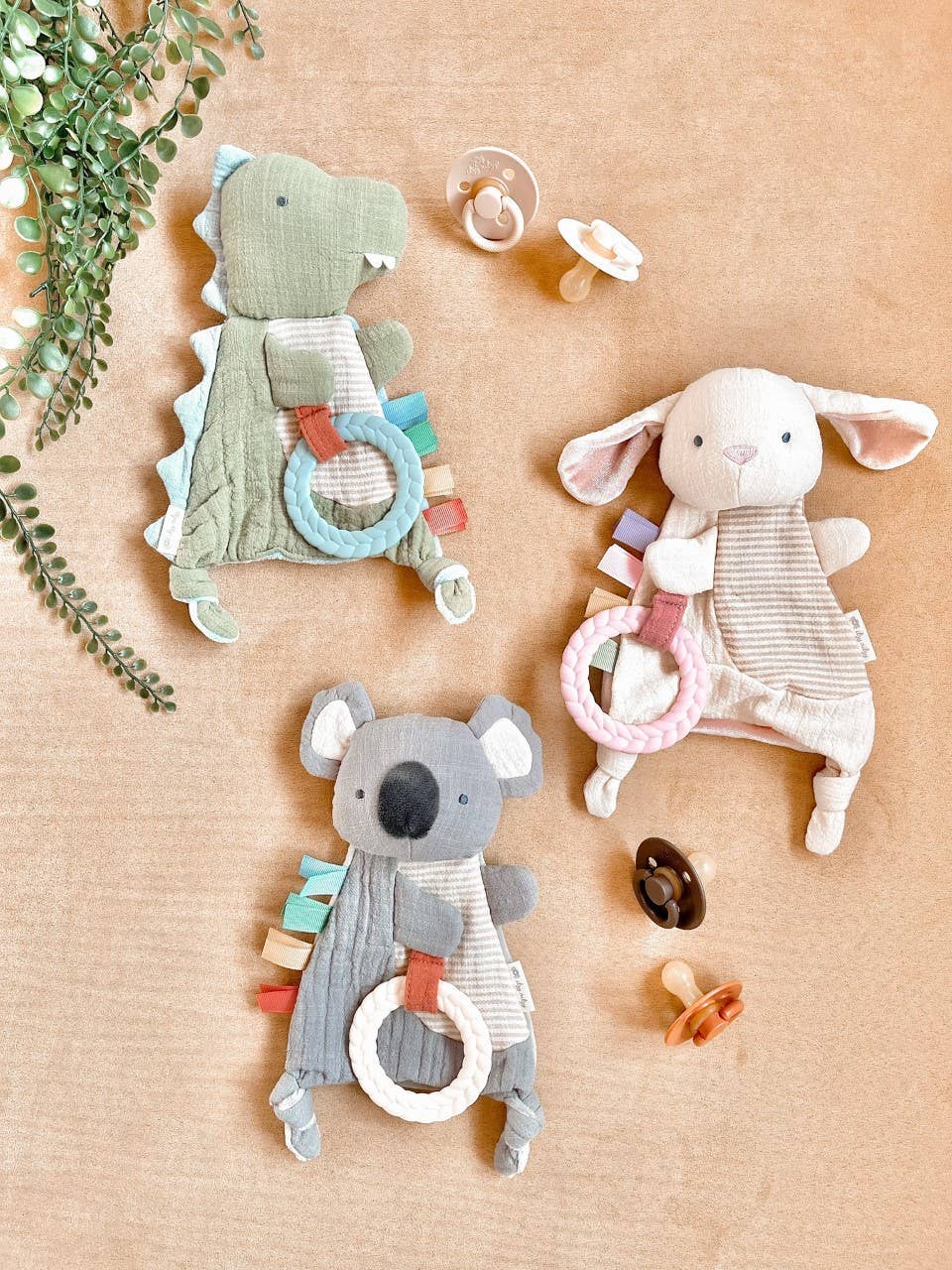 Bitzy Crinkle™ Sensory Toy With Teether