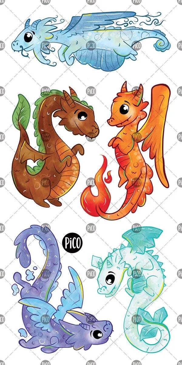 Dragon tattoos