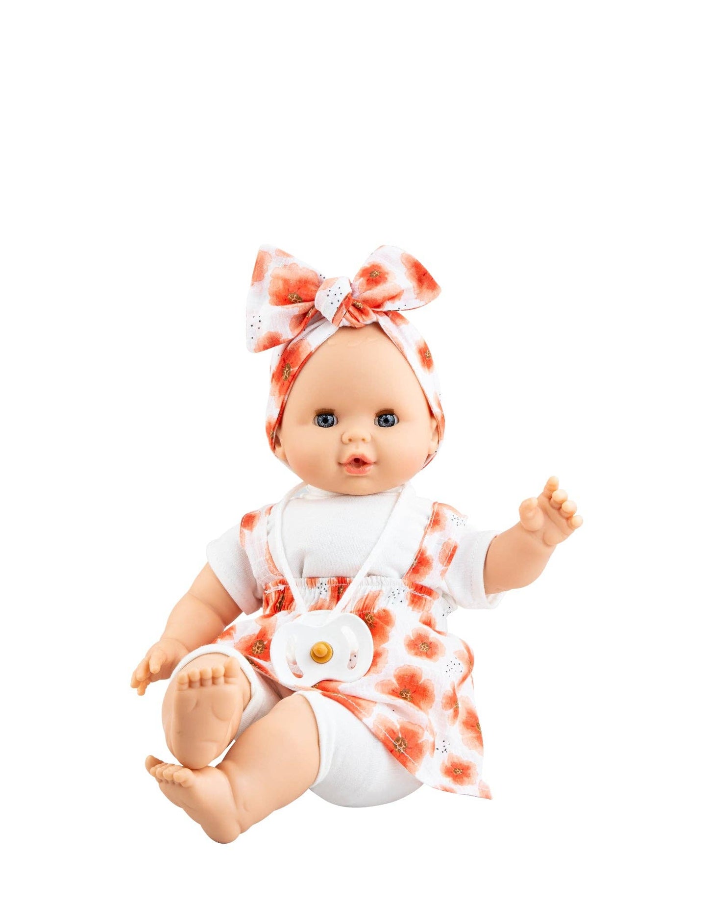 Alex & Sonia doll - Floral overalls and headband - Paola Reina