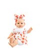 Alex & Sonia doll - Floral overalls and headband - Paola Reina