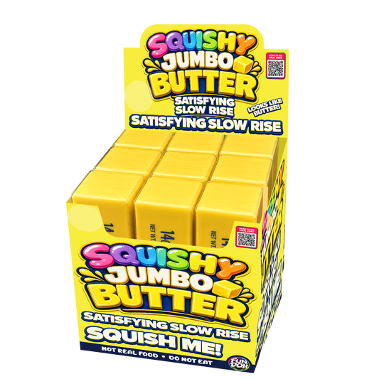 Fun Doh 10" JUMBO Butter Squish Slow Rise Toy-