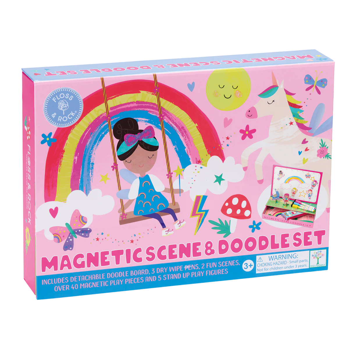Magnetic Scene & Doodle Set - Rainbow Fairy