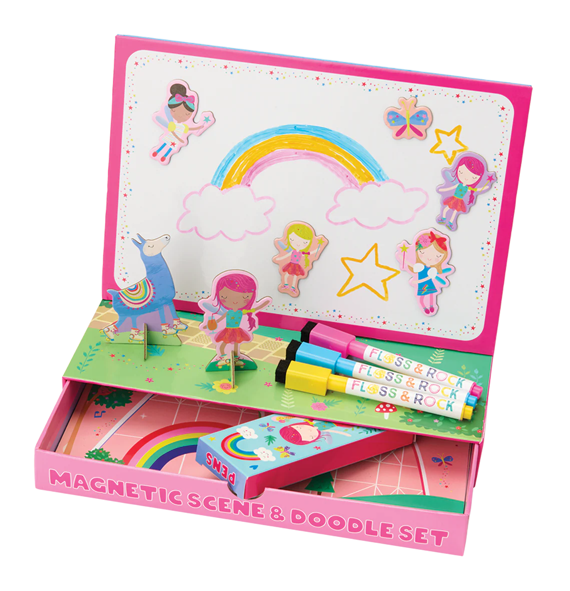 Magnetic Scene & Doodle Set - Rainbow Fairy