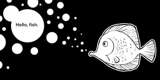 Hello, Ocean Friends: A Black-and-White Board Book for Babies