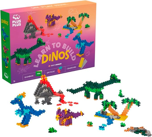 Plus Plus - Learn to Build - Dinosaurs
