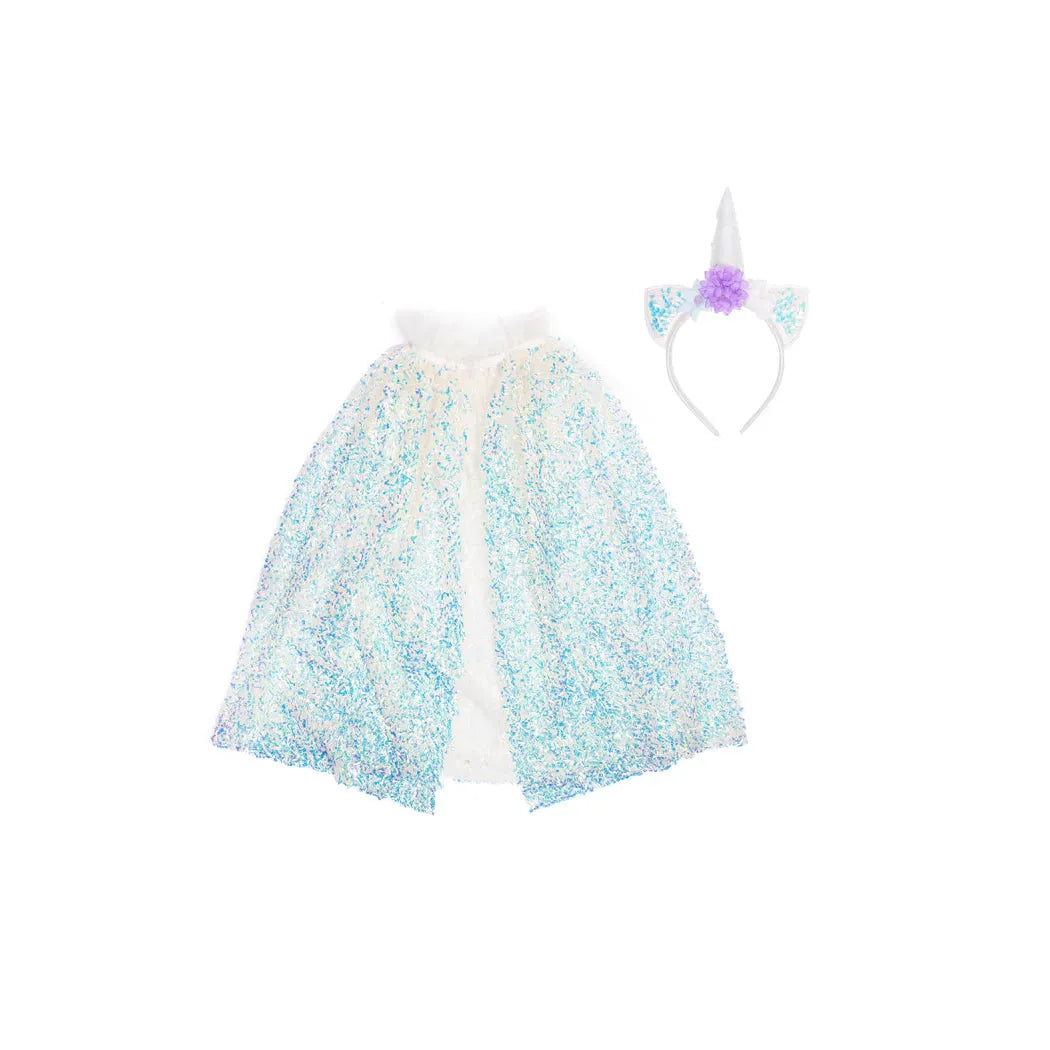 Unicorn Sparkle Cape and Headband