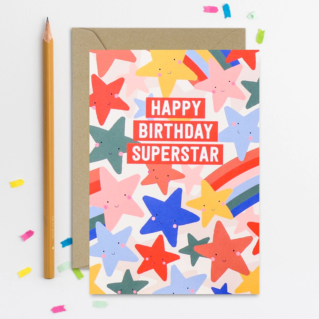 Superstar Birthday Card