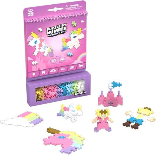 Plus Plus - Puzzle by Number Activity Pad - Fairy Tale