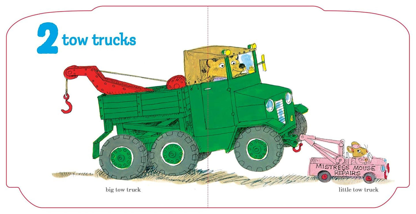 Richard Scarry's Cars and Trucks from 1 to 10 (A Chunky Book)