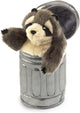 Folkmanis Puppets Raccoon in A Garbage Can