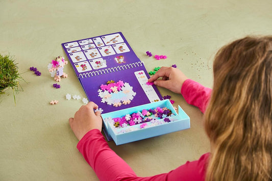 Plus Plus - Puzzle by Number Activity Pad Enchanted Forest