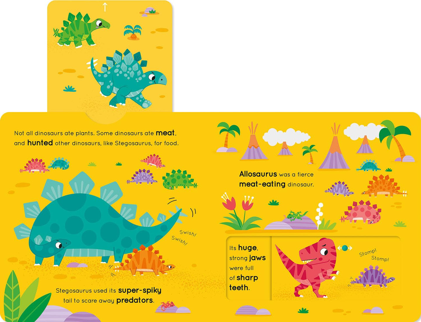 Push, Pull, Slide! Dinosaur - board book
