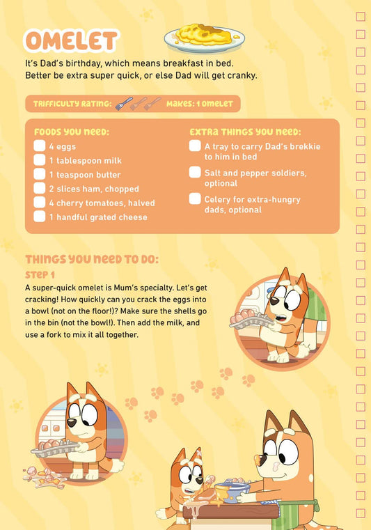 Bluey and Bingo's Fancy Restaurant Cookbook
