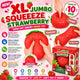 XL Jumbo Viral Strawberry  – Super Soft Slow Rise Squishy