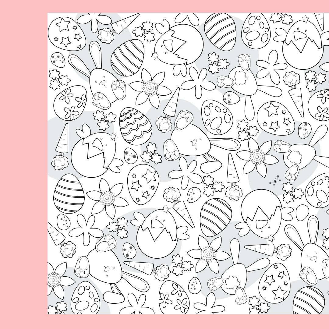 Easter Mini Colouring Poster