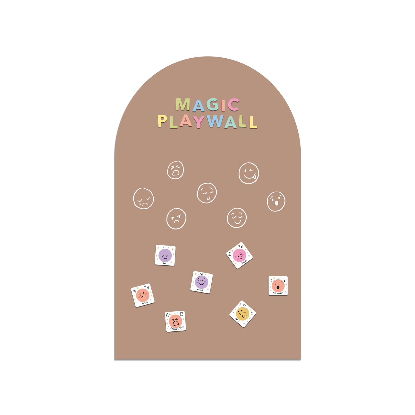 Magic Playwall - Arch Magnetic Wall Decal for Kids