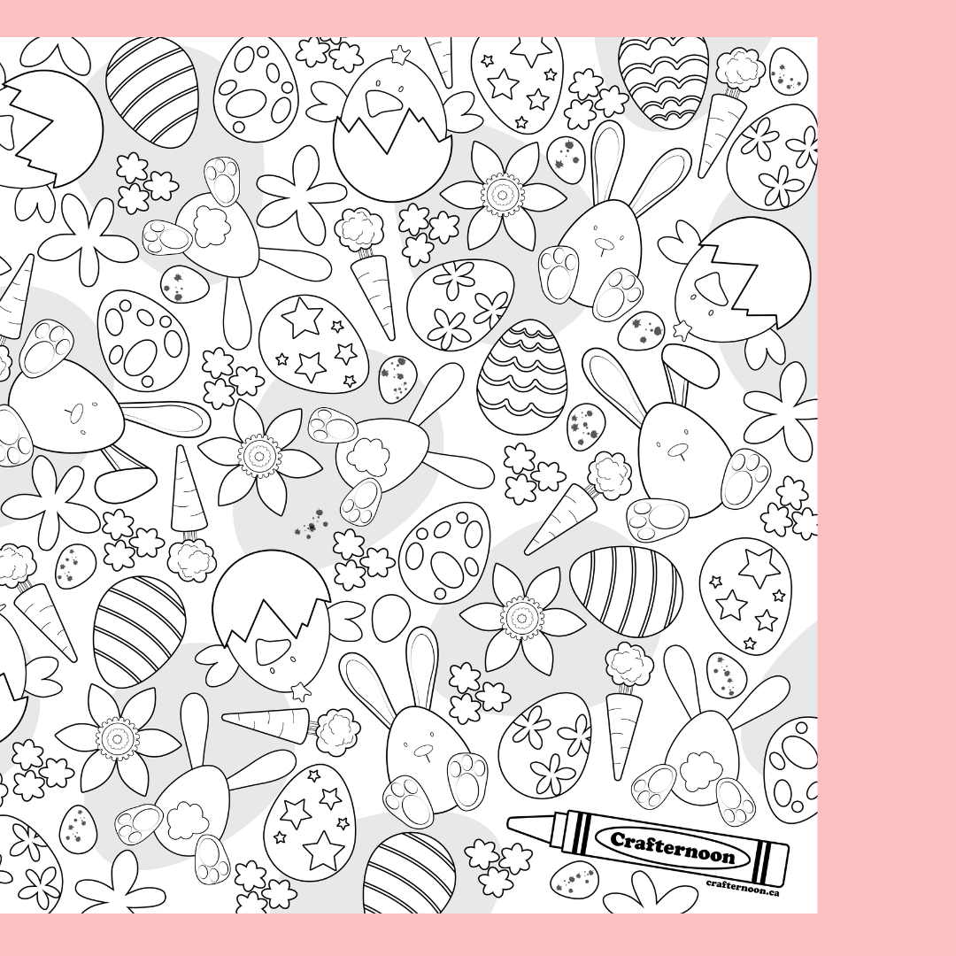 Easter Mini Colouring Poster