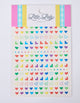 Rainbow Hearts Nail Stickers