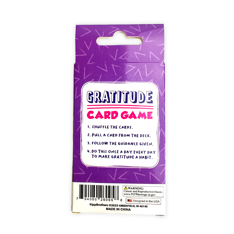 Gratitude Playing Cards Game - 12/Display
