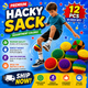 Premium Hacky Sack – Crochet Footbag Set