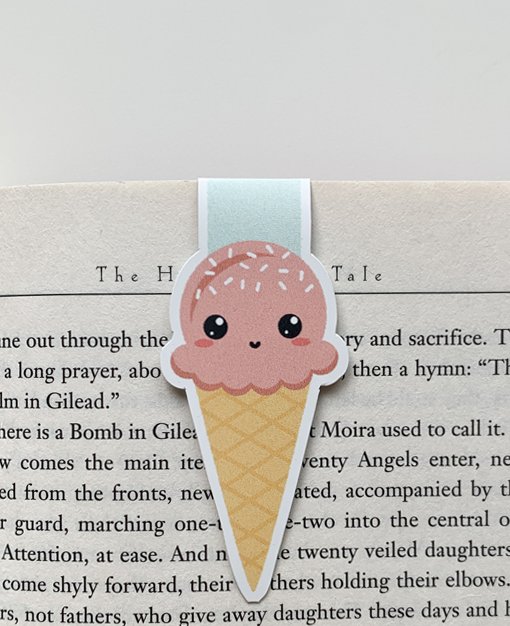 Ice Cream Magnetic Bookmark