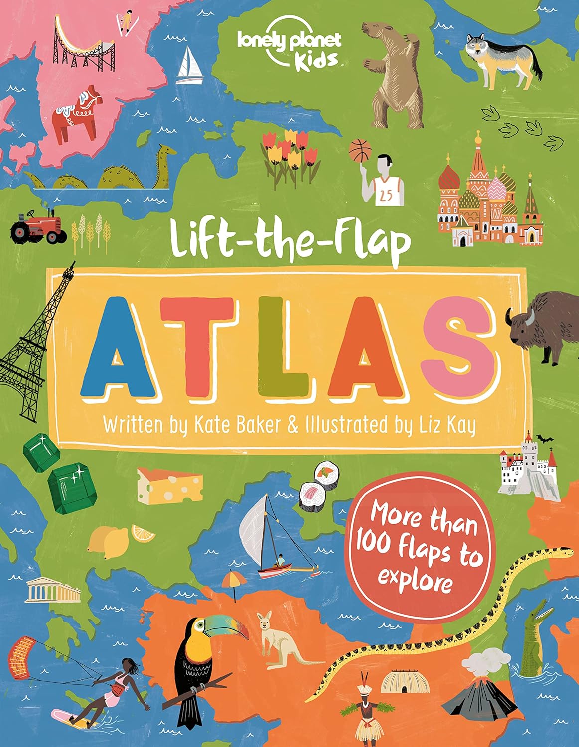 Lonely Planet Lift-the-Flap Atlas 1st Ed.