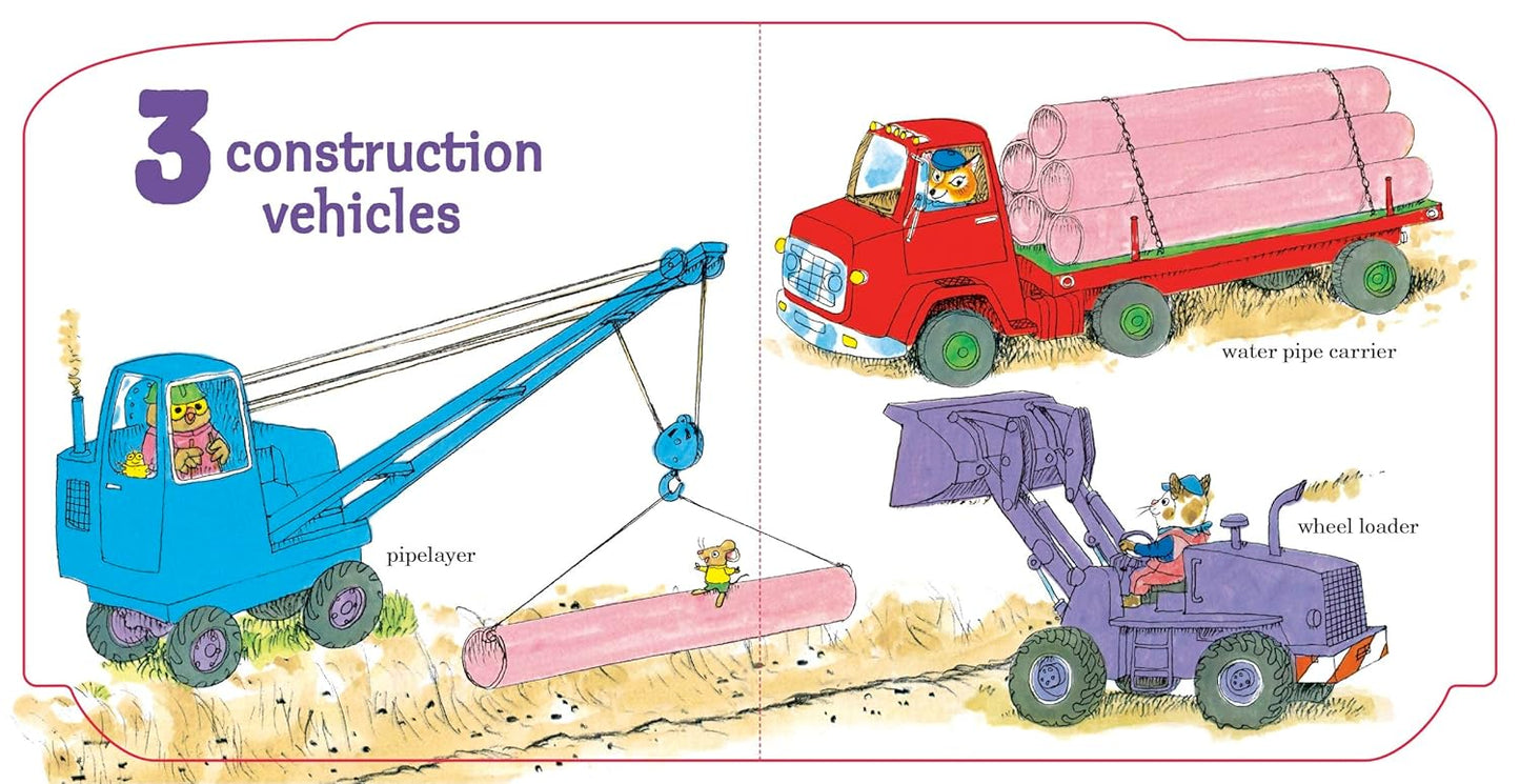 Richard Scarry's Cars and Trucks from 1 to 10 (A Chunky Book)