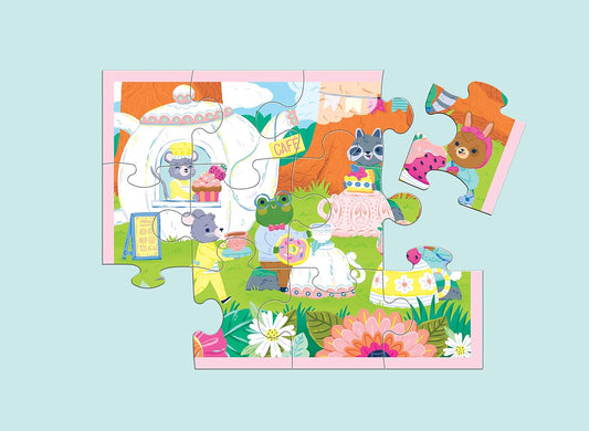Tea Party 12-Piece Pouch Puzzle