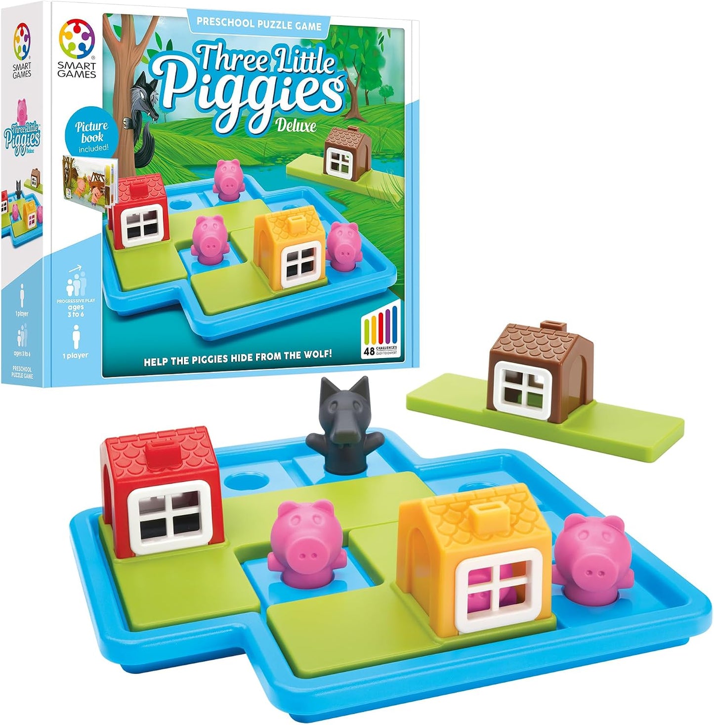 Smart Games THREE LITTLE PIGGIES DELUXE