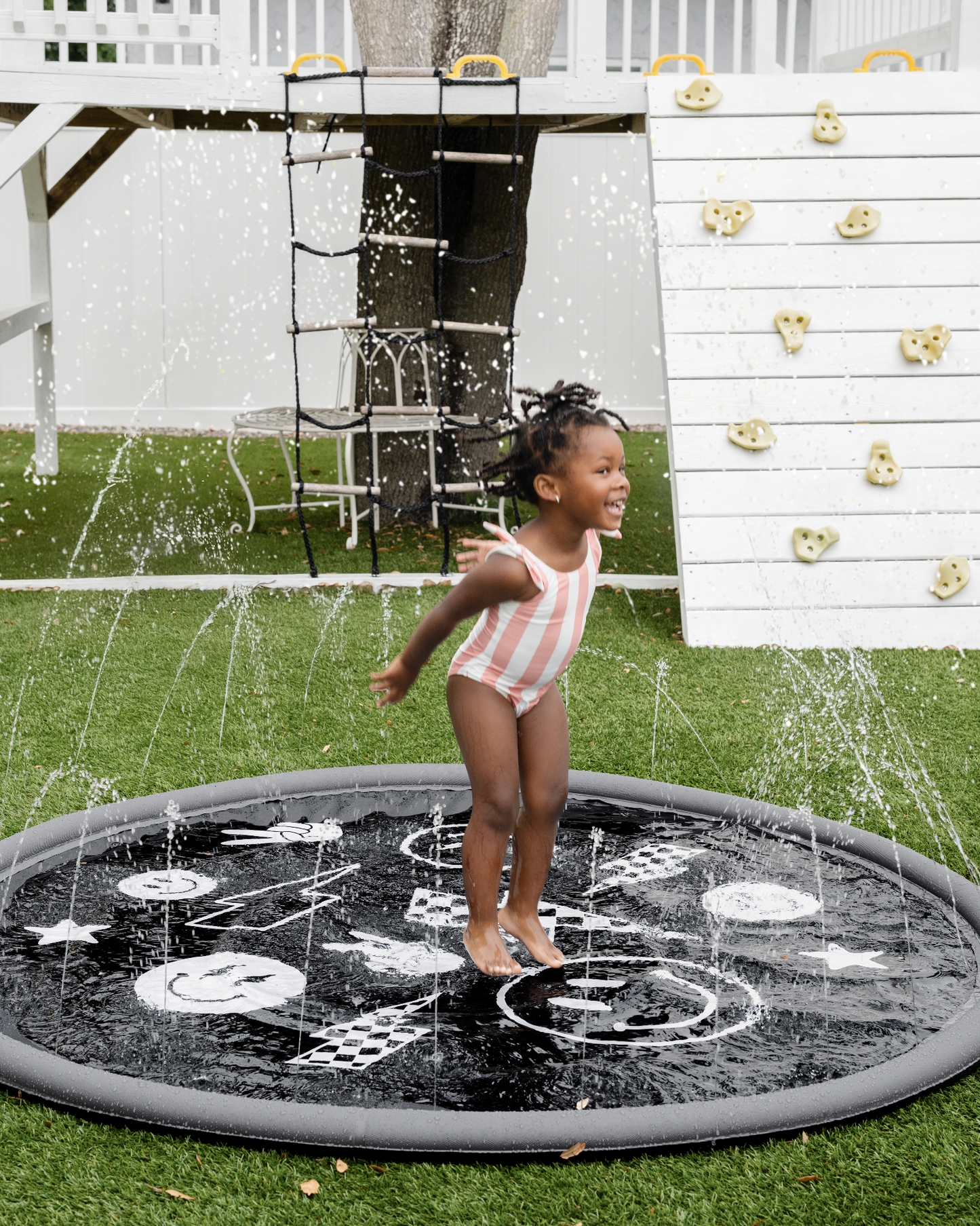 Cherrypick Sprinkler Splash Pad for Kids - Oversized Backyard Sprinkler