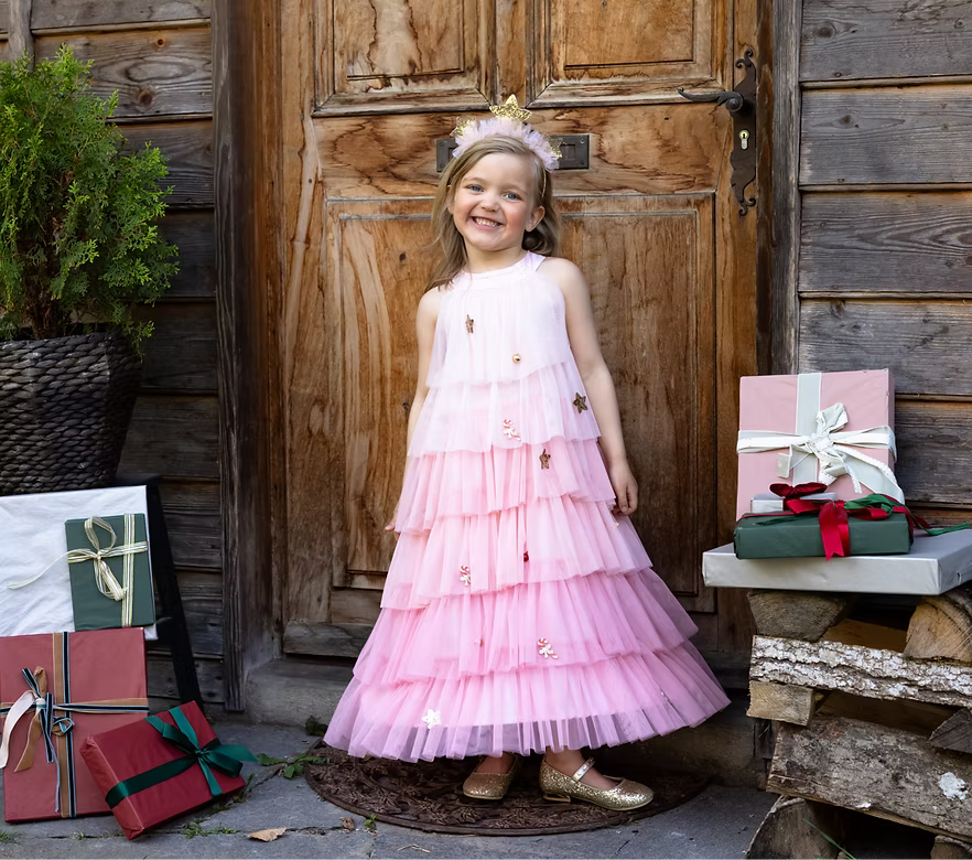 Great Pretenders Christmas Tree Dress with Headpiece