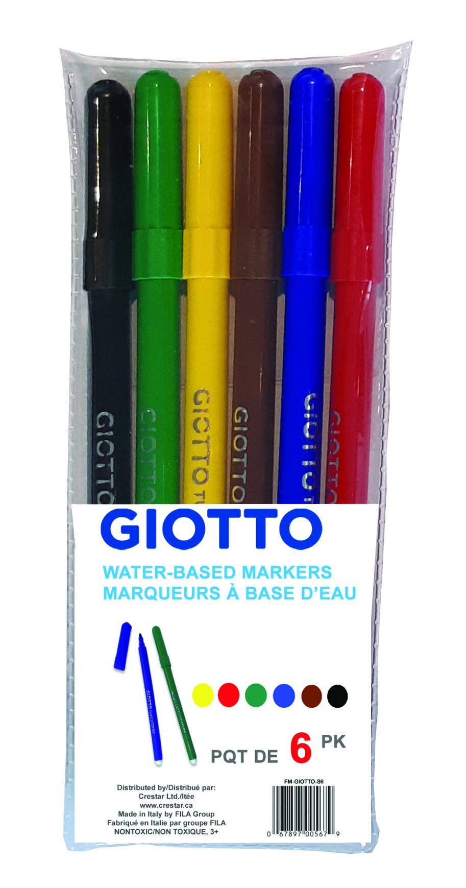 2 Compact coloring mats, dinos & sloths + 6 markers