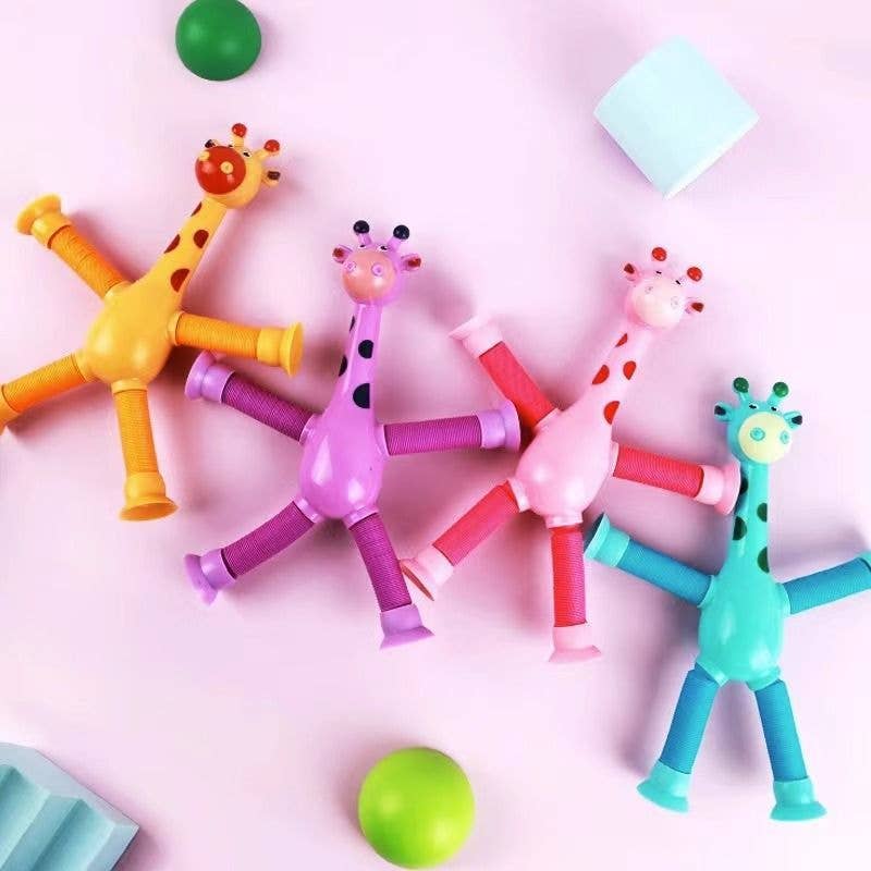 Giraffe Toy Pop Tube Fidget Toy Sensory Toy