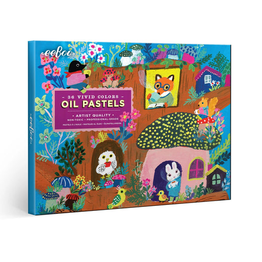 Yumi's Mushroom House 36 Oil Pastels