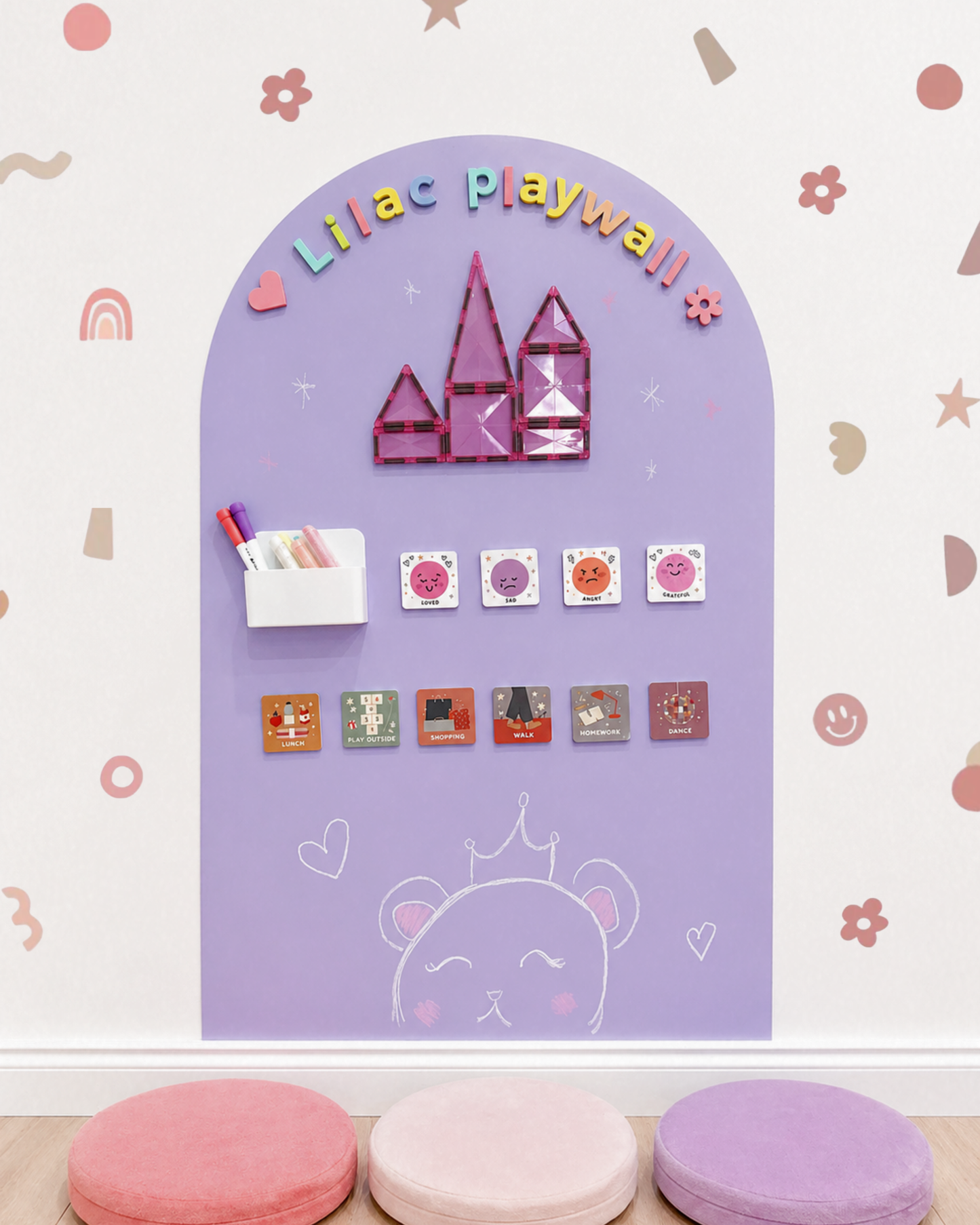 Magic Playwall - Arch Magnetic Wall Decal for Kids