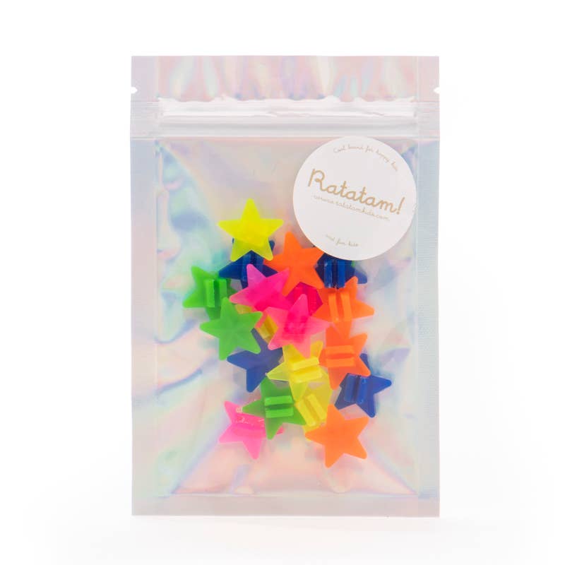 Bicycle clip accessories with multico stars